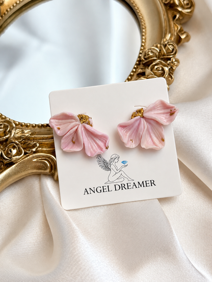 Petal Grace – Polymer Clay Earrings