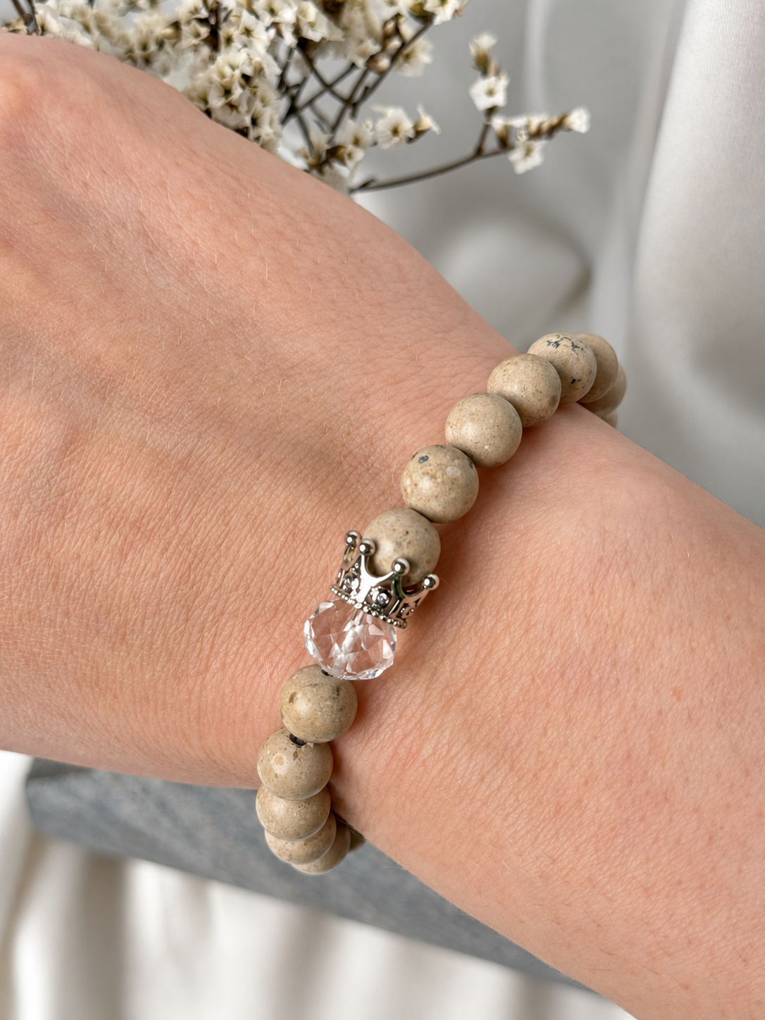 Ivory Crown Bracelet