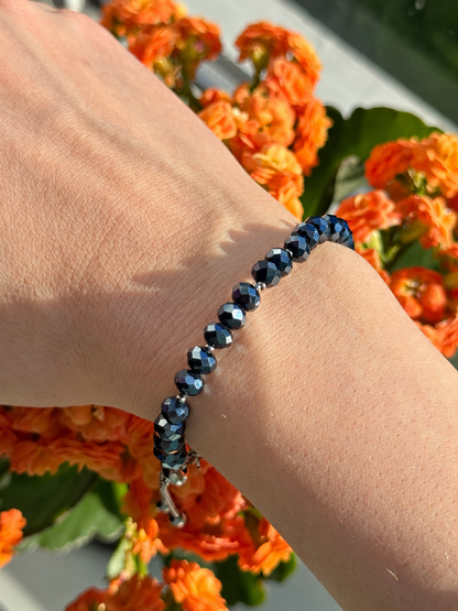 Blue Velvet Bracelet