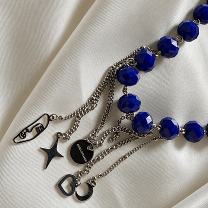 Blue Moon Charm Necklace