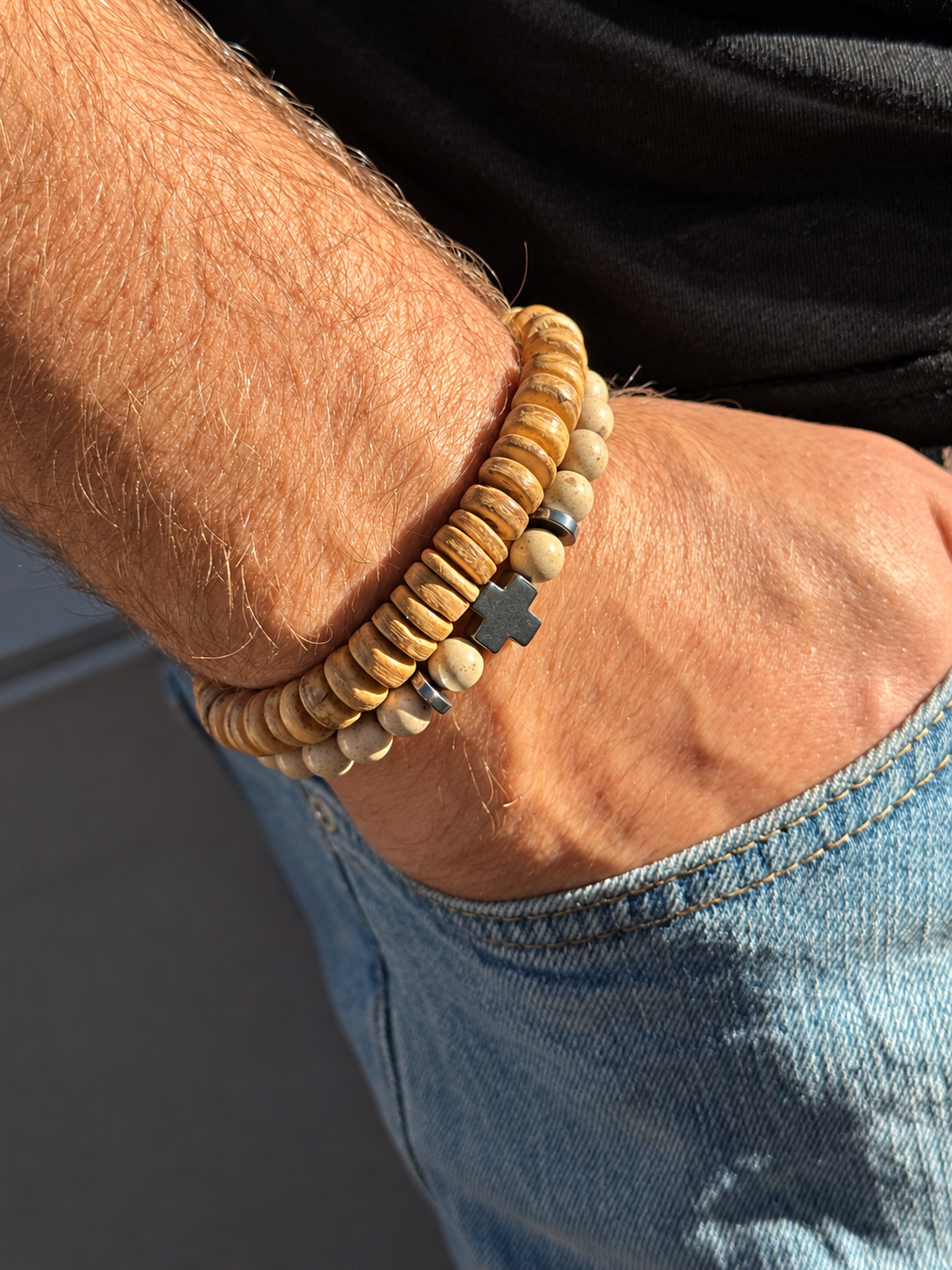 Earth Cross Bracelet