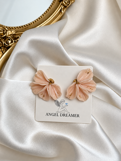 Petal Grace – Polymer Clay Earrings