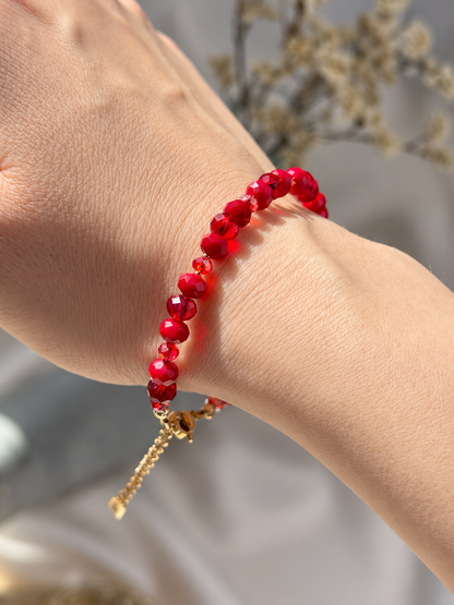 Cherry Glow Bracelet