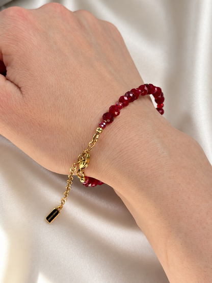 Cherry Glow Bracelet