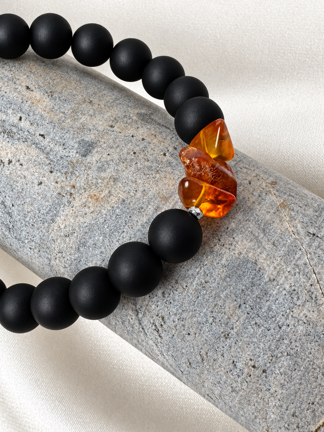 Amber Noir Bracelet