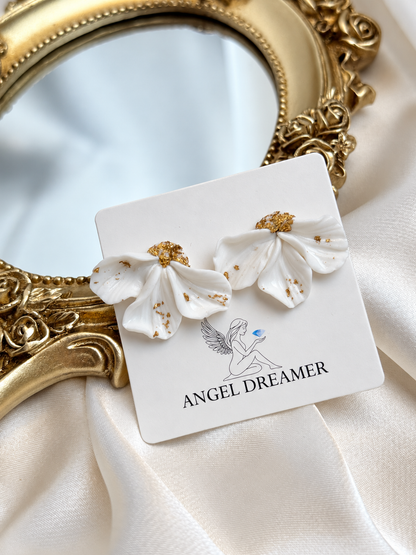 Petal Grace – Polymer Clay Earrings