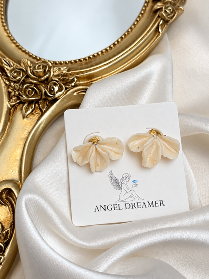 Petal Grace – Polymer Clay Earrings