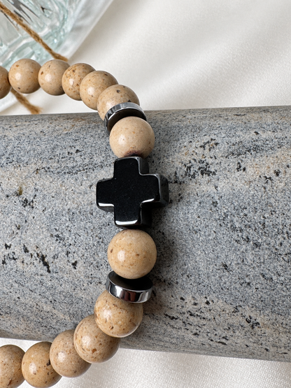 Earth Cross Bracelet